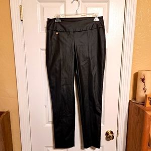 Peck n Peck Size 8 Faux Leather Pants